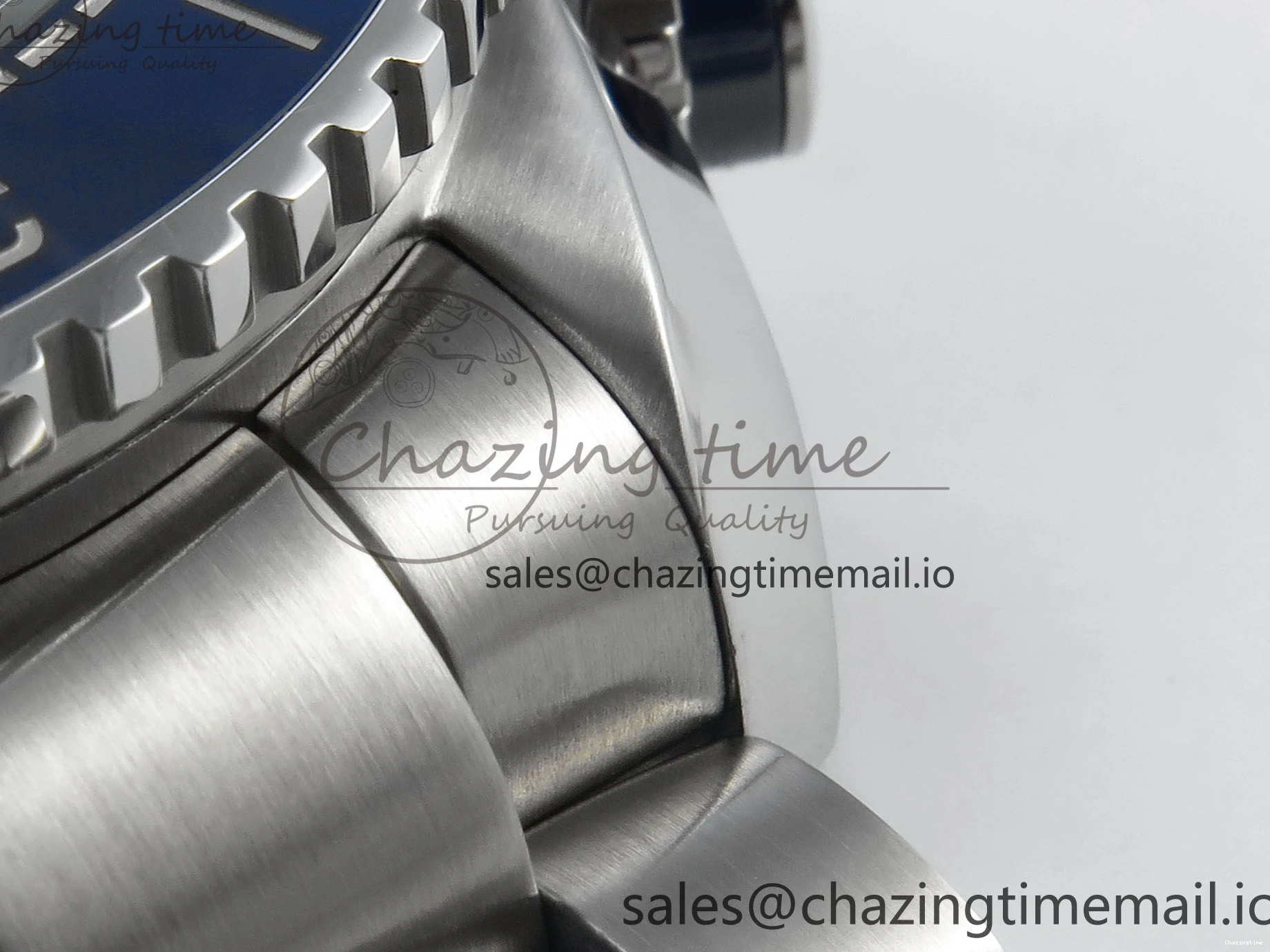 0501 Planet Ocean Master Chronometer 600M 45.5mm SS SCF 1:1 Best Edition Blue Bezel Blue Dial on SS Bracelet A9900 Super Clone Lightweight 7676
